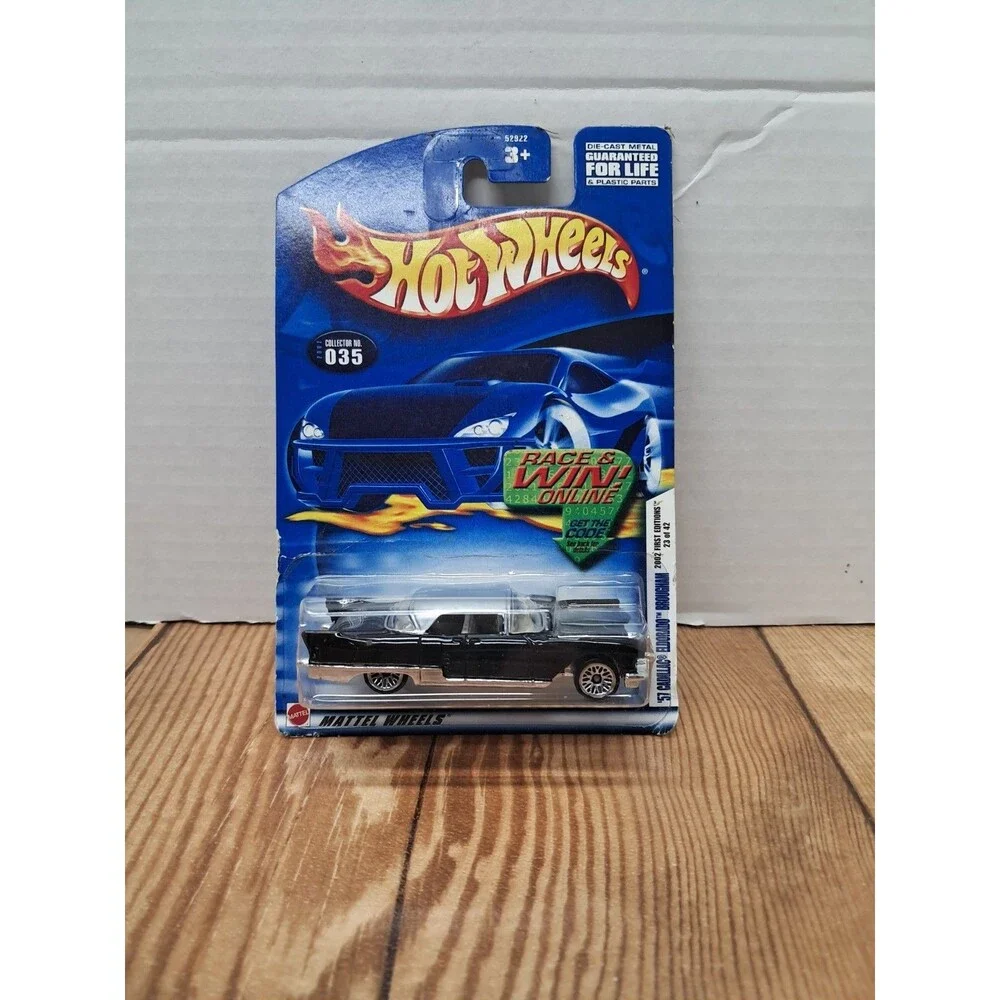 2002 Hot Wheels First Edition '57 Cadillac Eldorado Brougham 23/42, Rough Card